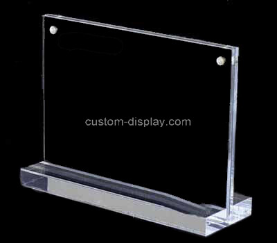 T style acrylic sign holder