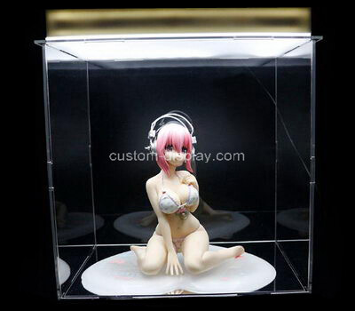 Clear doll display cases