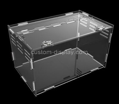 Clear plastic display cases