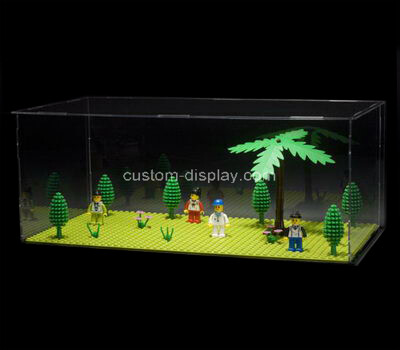Clear acrylic display cabinets