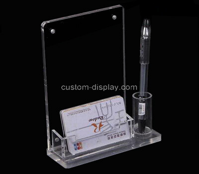 Business card holder for desk