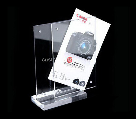 Clear acrylic sign holder