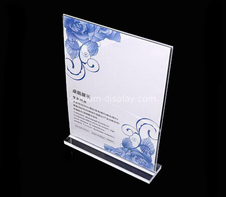 Plexiglass sign holder