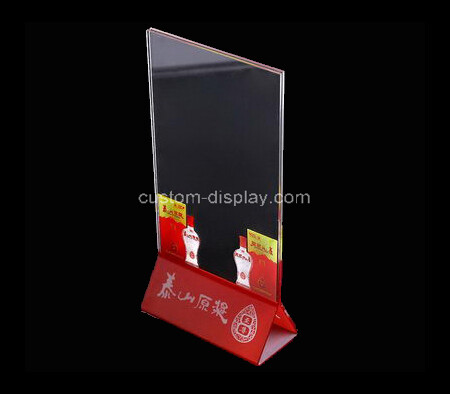 Lucite sign holder