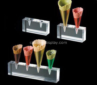 Ice cream cone display holder