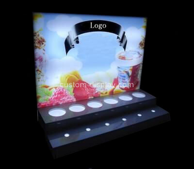 Acrylic counter display stands