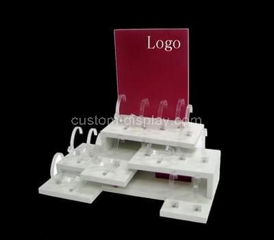 Perspex tiered display stands