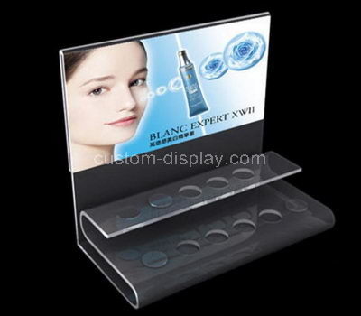 tiered acrylic skin care display stands
