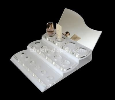 tiered acrylic cosmetic display stand