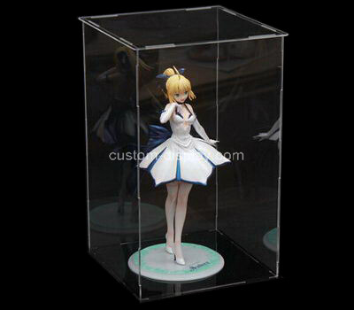 Plastic display case for figures