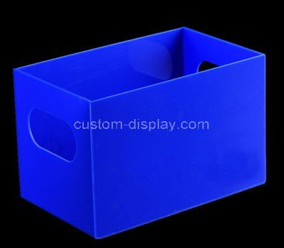 blue storage bins