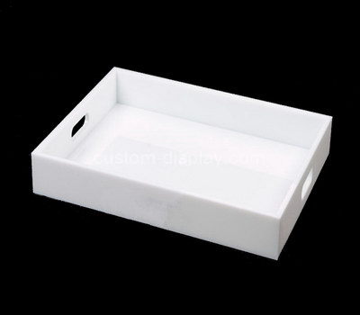 white serving tray