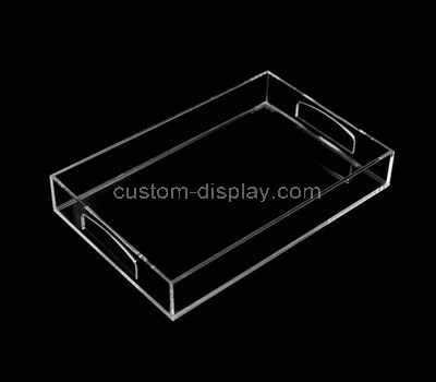 clear acrylic tray rectangular