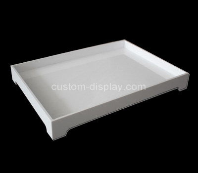 white lucite tray