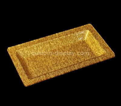 gold acrylic tray
