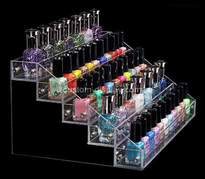 Plastic nail polish holder