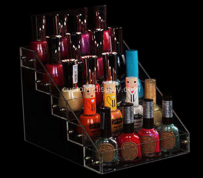 Lucite clear nail polish holder
