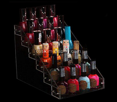 Acrylic lipstick and nail polish holder