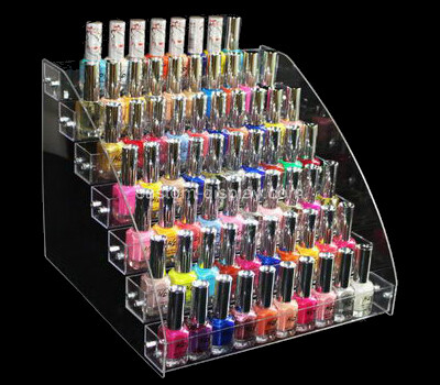 Acrylic finger nail polish holder