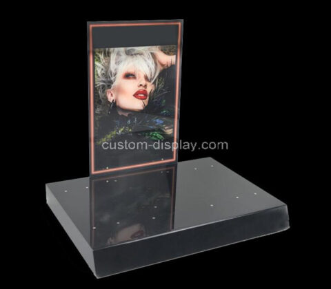 Acrylic retail makeup display stand
