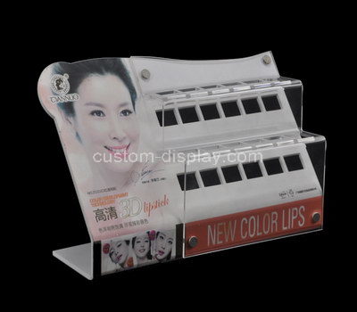 lucite countertop cosmetic display