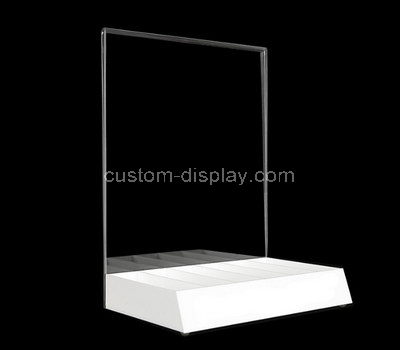 table top plexiglass sign holder