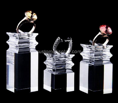 Plexiglass ring display stand