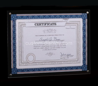 certificate display frame