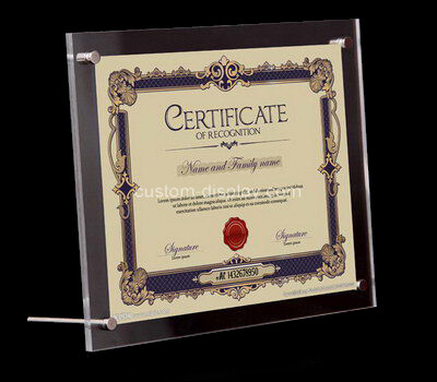 Certificate holder frame