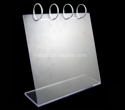 Acrylic desk calendar stand