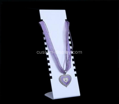 Acrylic jewelry necklace display