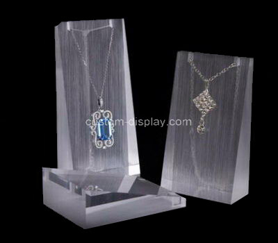 Acrylic jewelry necklace display stands