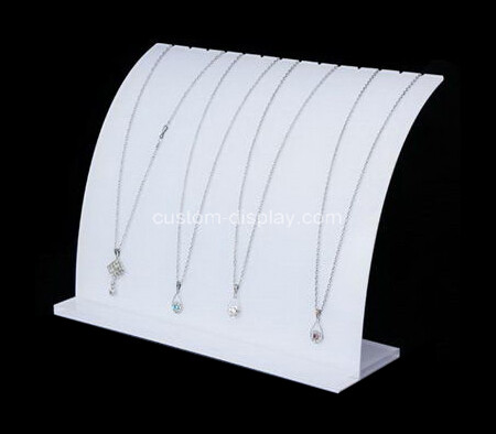 Acrylic multiple necklace display stand