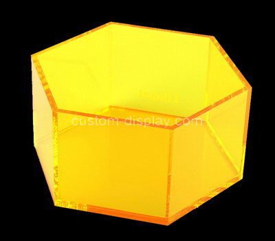 acrylic hexagon box