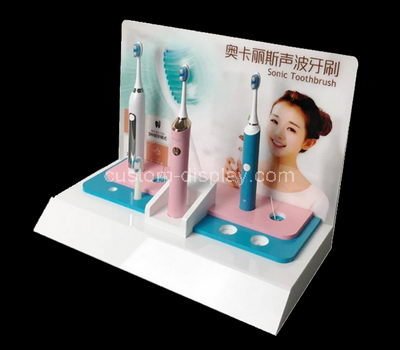 acrylic toothbrush display stand