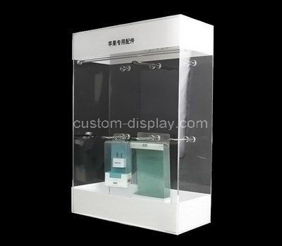 clear plexiglass display case