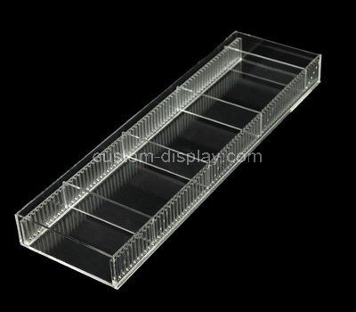 acrylic compartment organiser box