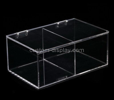 plexiglass 2 compartment box