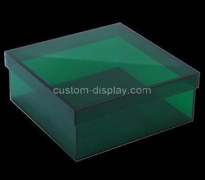 green acrylic boxes with lids