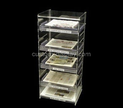 clear acrylic display rack