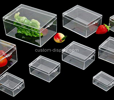 Clear acrylic storage box with lid