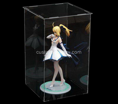 Clear acrylic doll display case