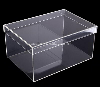 Clear acrylic storage boxes with lid