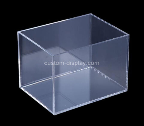 Custom clear acrylic storage boxes