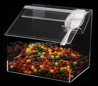 Custom counter top clear acrylic candy box