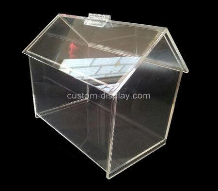 Custom house shape clear acrylic box