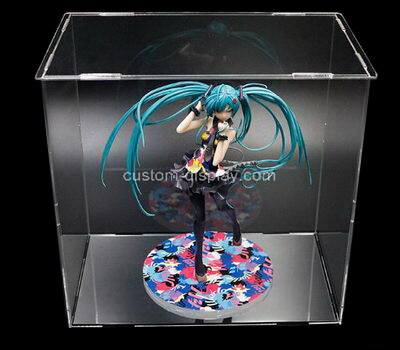 Custom clear acrylic figure display cases