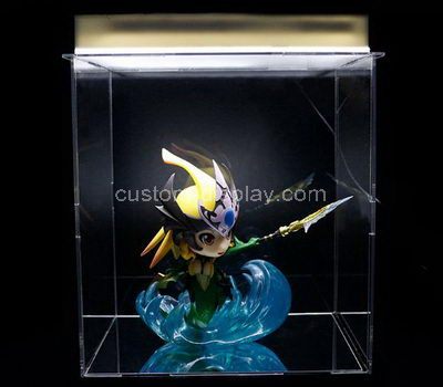 Custom design clear acrylic figure display case