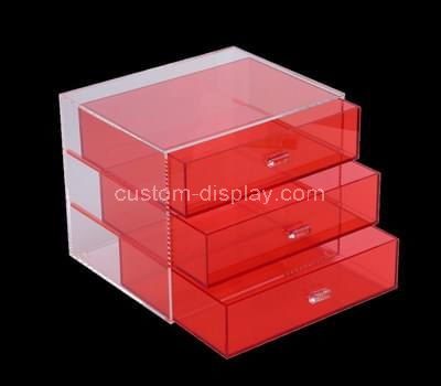 Custom acrylic 3 drawers box