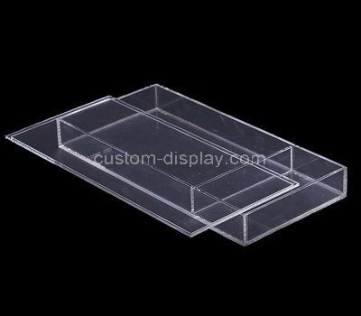 Custom design clear acrylic box with lid